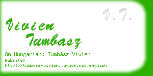 vivien tumbasz business card